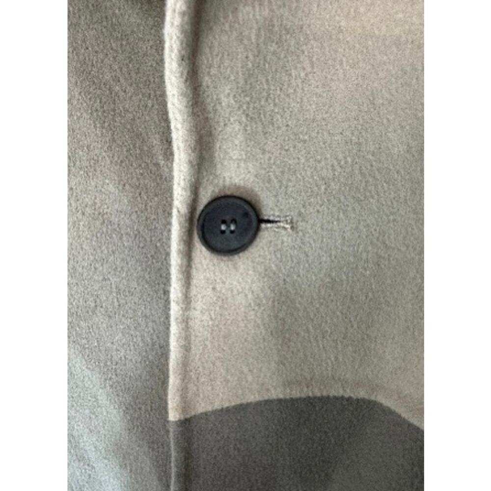 Dept. Anonym Men's Tri-Color Paneled Wool‎ Cashmere Overcoat Trench Coat Size XL - Picture 10 of 14